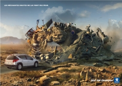 Peugeot 207SW-Outdoor: Nasty road
