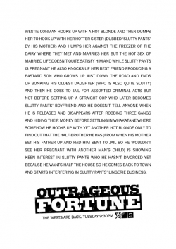 Outrageous Fortune: Outrageous Sentence