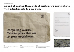WWF Recycling: Pass it on