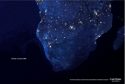 CapeTimes newspaper: black out