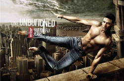 Levi's Button Fly Jeans: Jump