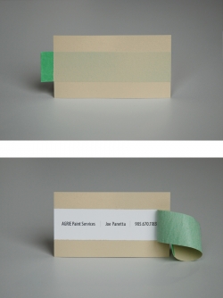 AGRIE Paint Services: Business Card