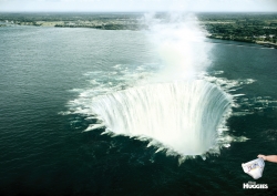 Huggies: waterfall