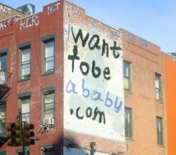iwanttobeababy.com: graffiti