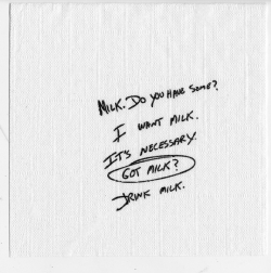 Art Director's Club: Napkin Milk