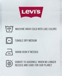 Levi's Strauss & Goodwill:  Goodwill Levis Tag