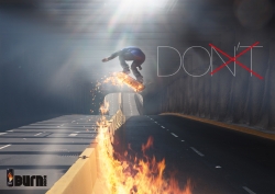 Burn Energy Drink: Skater