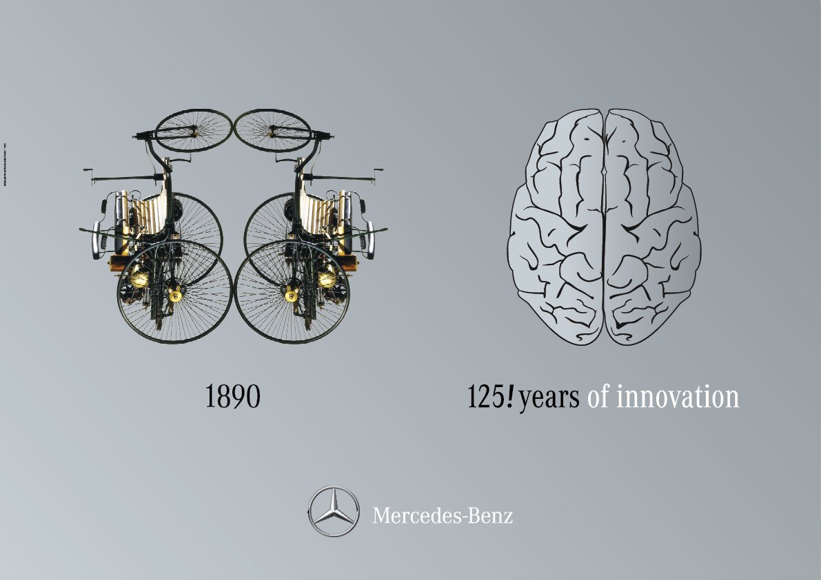 Mercedes benz advertisement brain #5