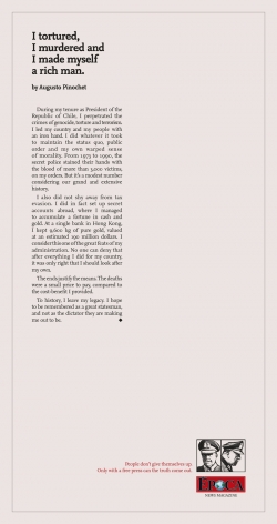 Época News Magazine: Pinochet