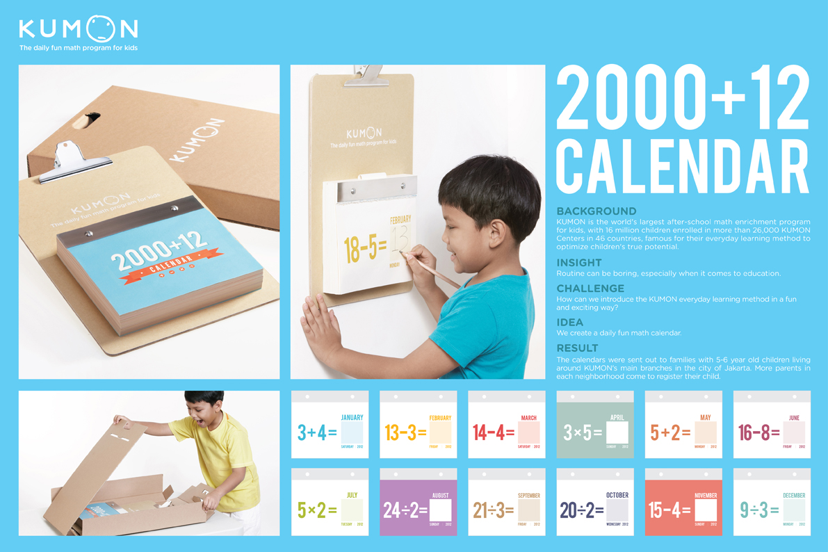 KUMON Daily Fun Math Calendar Fun math, Kumon, Programming for kids