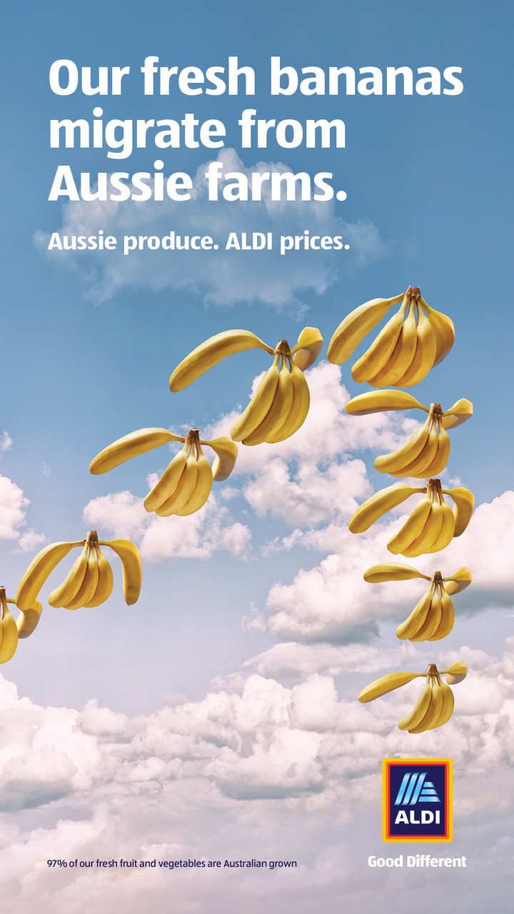 Print ad ALDI Australia Banana