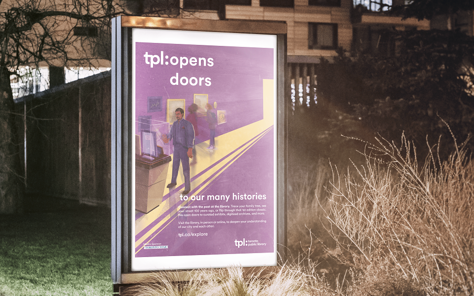 Outdoor Ad Toronto Public Library Tpl Opens Doors