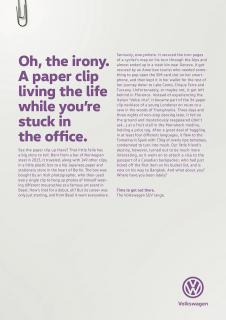 Volkswagen: Paper clip