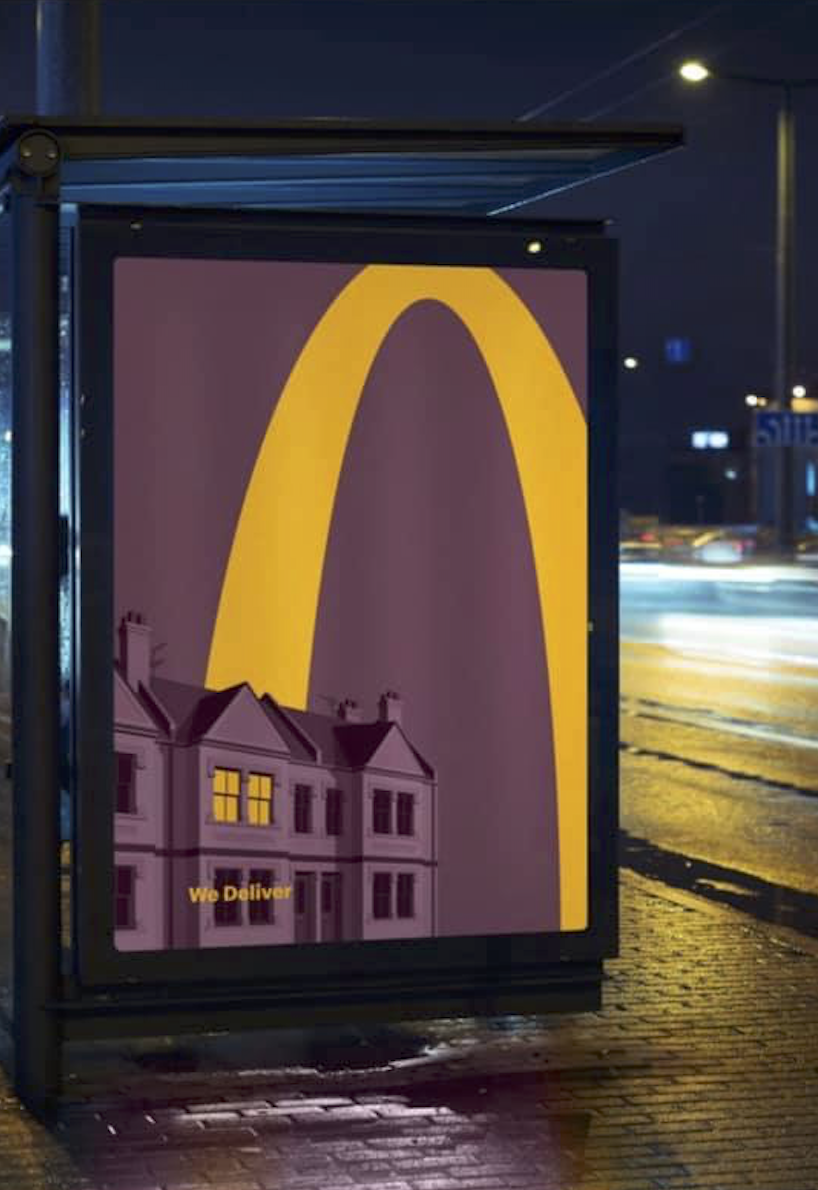 Outdoor ad: McDonald's: We Deliver, 4